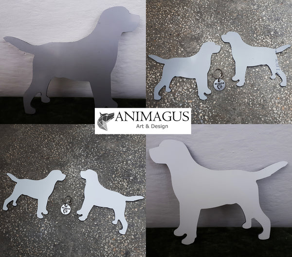 Labrador Retriever - Placa Metalica Decorativa