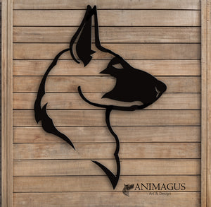 Malinois Ciobanesc Belgian - Placa Metalica Decorativa