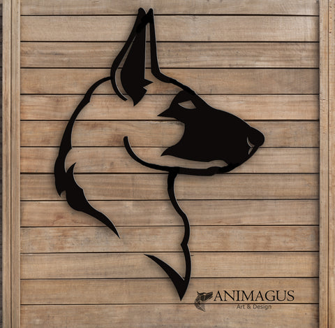Malinois Ciobanesc Belgian - Placa Metalica Decorativa