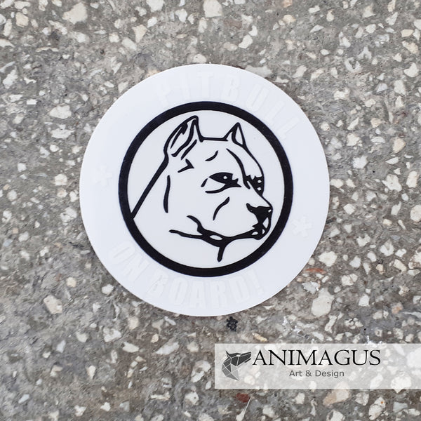 Pitbull Sticker Auto - diverse modele