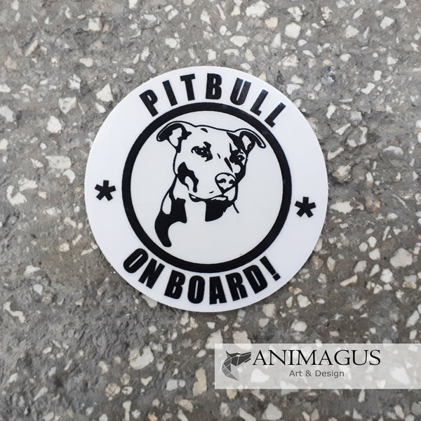 Pitbull Sticker Auto - diverse modele