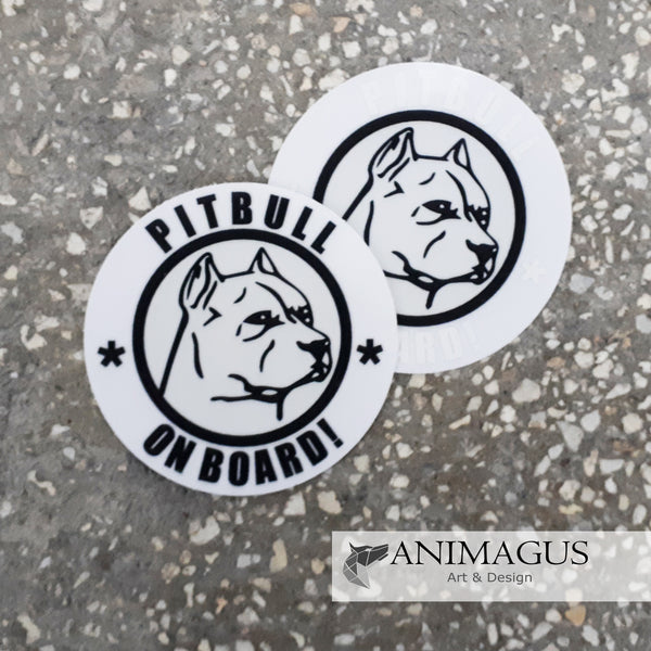 Pitbull Sticker Auto - diverse modele