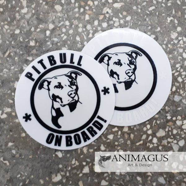 Pitbull Sticker Auto - diverse modele