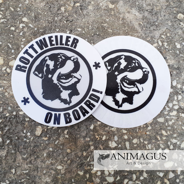 Rottweiler Sticker Auto - diverse modele