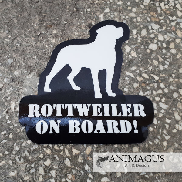 Rottweiler Sticker Auto - diverse modele